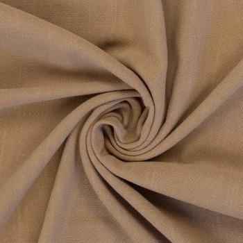 Viskose Leinen Camel by Swafing